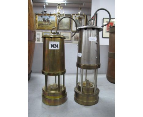 Thomas &amp; Williams Miners Lamp, and one other. (2)
