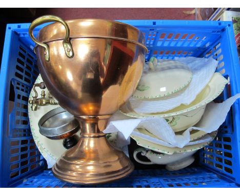 Myott Dinner Ware, copper tea urn.