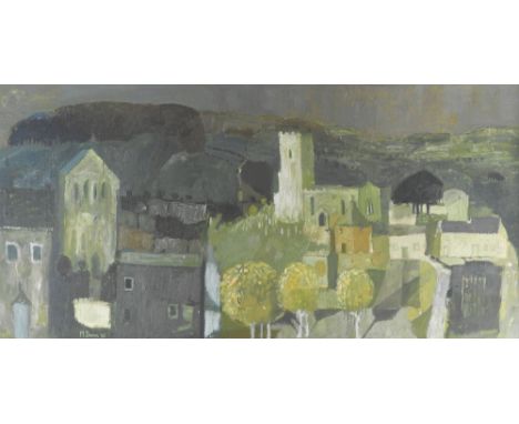 M Dawes (20th century)View of a rural villagesigned lower left,oil on board,60 x 122cm