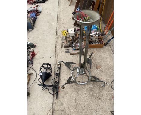 TWO VARIOUS LIGHT FITTINGS TO INCLUDE A DECORATIVE OUTSIDE LIGHT 