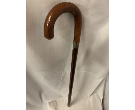 A BAKELITE, LIGHT UP WALKING STICK 