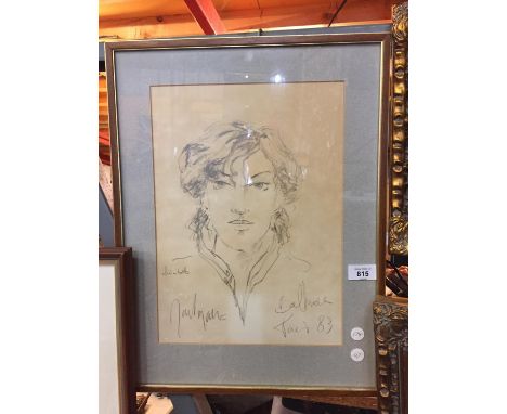 A SIGNED SKETCH 