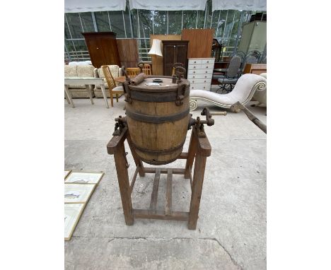 A VINTAGE 'MELOTTE SEPARATOR SALES COMPANY LTD' BUTTER CHURN 