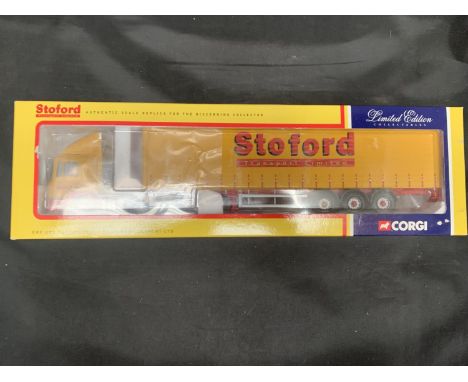 A BOXED CORGI LIMITED EDITION ERF ECS CURTAINSIDE 'STOFORD TRANSPORT LIMITED' 