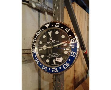 A DEALERS WALL CLOCK 