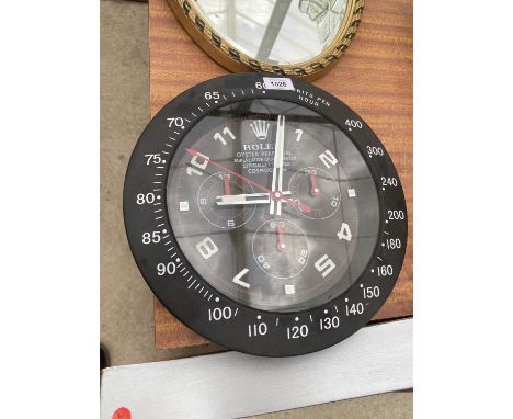 A DEALERS WALL CLOCK 