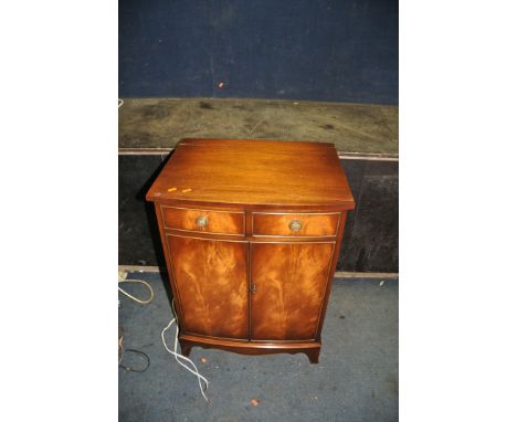 A DEED BOX, A TIN TRUNK, TWO OUTDOOR LIGHTS AND A RECORD PLAYER including a Handy-Gram Bakelite record player (UNTESTED no pl