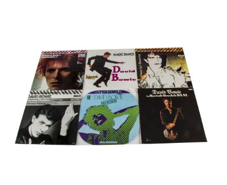 David Bowie / 12" Singles, six overseas 12" single releases including Heroes, Space Oddity and Scary Monster (all German Supe