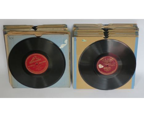 Vocal records, 10-inch: forty-five records by Lashanska, Lauri-Volpi (5 Brunswicks, 1 Odeon, 1 HMV), Lawrence, Lehmann, Lenja