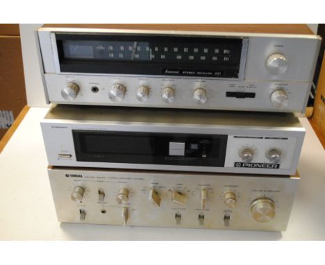 Hi-Fi, Pioneer Dynamic processor RG-80, Yamaha amplifier CA-600 and a Sansui receiver 221 untested 