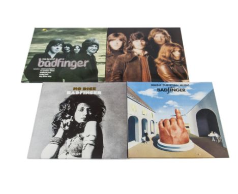 Badfinger, four reissue double albums from the early 1990s on Apple: Magic Christian Music -SAPCOR 12, No Dice - SAPCOR 16, S