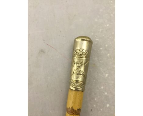 A Wiltshire Regiment swagger stick