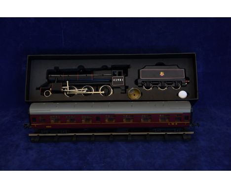 A Bassett-Lowke special commemorative release British Railways X-LMS Stanier 2-6-0 Mogul steam train, in original presentatio