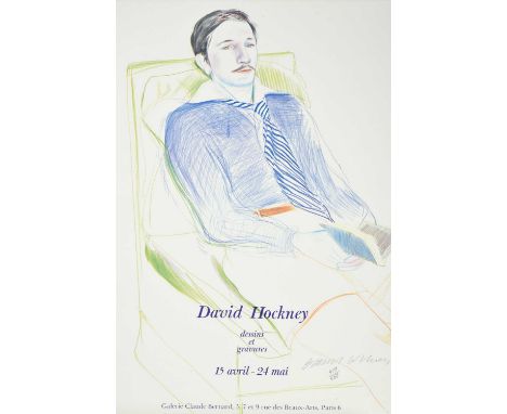 After David Hockney OM, CH, RA (b.1937)"Dessins et Gravures" 15th avril-24 mai, Galerie Claude Bernard, ParisSigned and numbe