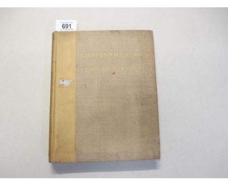 Antiquarian  and Collectable book The Chippendale Period in English Furniture by K Warren Glouston 1897