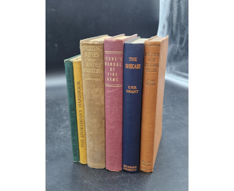 Seven Volumes on Big Game and Sporting Rifles including 'Big Game and Big Game Rifles', Taylot; 'Notes on Sporting Rifles', B