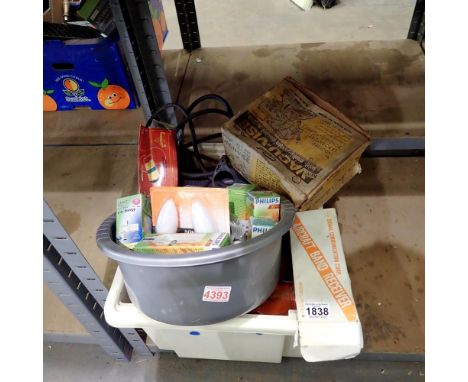 Assorted tools, including electrical sander, corded power drill and fittings. Not available for in-house P&amp;P