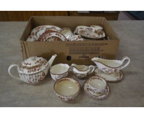 A Copeland Spode Indian Tree tea and dinner set