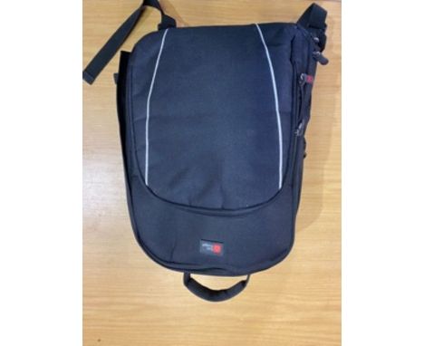 Box of 6 camera bags including a classic bag, quandary bag, Dura Gadget bag and more