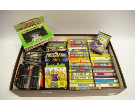 ZX Spectrum - 44 games including Shinobi, Batman, Batman The Caped Crusader, Colony, Wanted: Monty Mole, Cauldron, Golden Axe