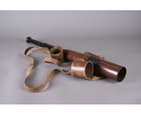 A WWI Sniper's Observer's telescope, marked Tel Sig (MkIV) ALSO G.S, by Negretti &amp; Zambra, dated 1916, with broad arrow, 