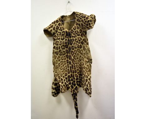 An Army Drum Major's Leopard skin tunic,  