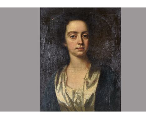 Circle of Michael Dahl (1659-1743) oil on canvas, 'Portrait of a Lady', 54 cm x 41.5 cm, framed55cm x 67cm including frame, v