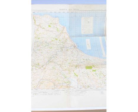 A WW II Ordnance Survey of England &amp; Wales, Berwick Upon Tweed, Second War Revision 1940, Sheet 1A, Geographical Section,