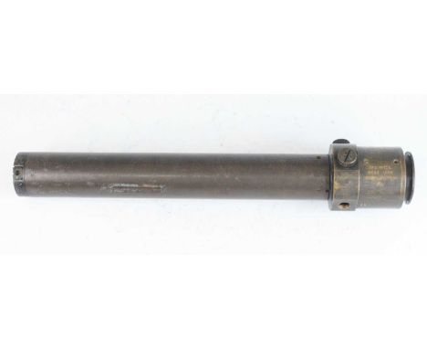 A WW II British Army gun sighting scope, stamped No.51 Mk I S Ak&amp;S, 1944, 41cm.