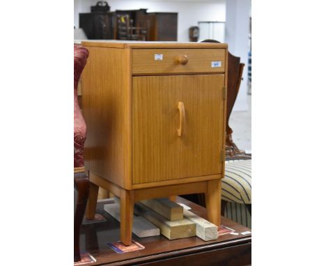 A vintage Remploy bedside cabinet