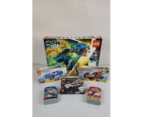 A collection of boxed Lego, including Lego Creator Mini Flyers 4918 and Mini Helicopter 5864 both opened and unchecked and  B