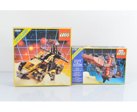 Two boxed Lego Bricksets, 6781 SP-Striker Light System and 6941 Blacktron Battrax both with manual manuals, opened and unchec