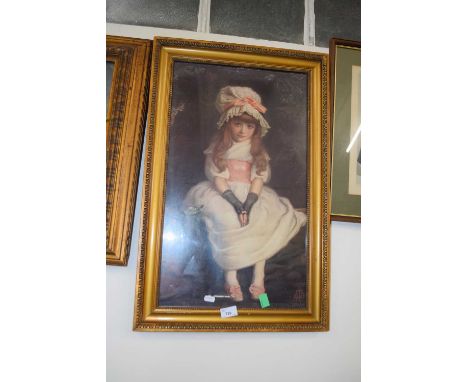 Gilt framed Pears print