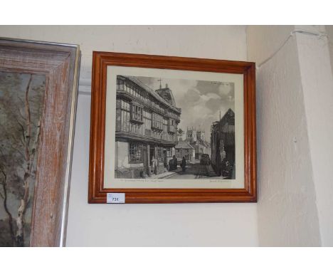 Leonard Russell Squirrell, print The Greenland, Kings Lynn