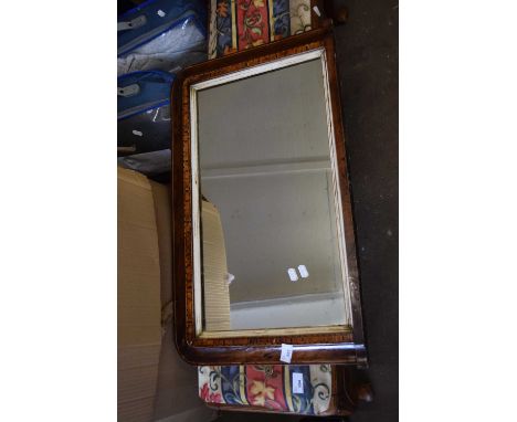 A small Victorian over mantel mirror