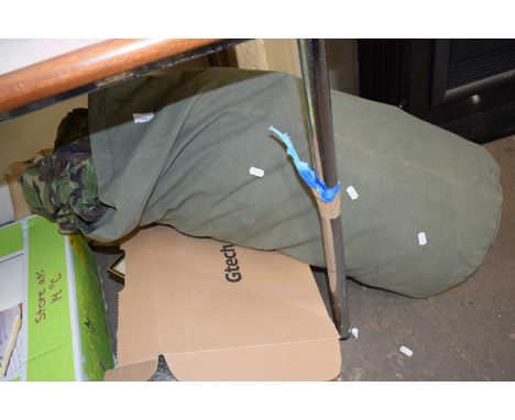A bag of army surplus clothes