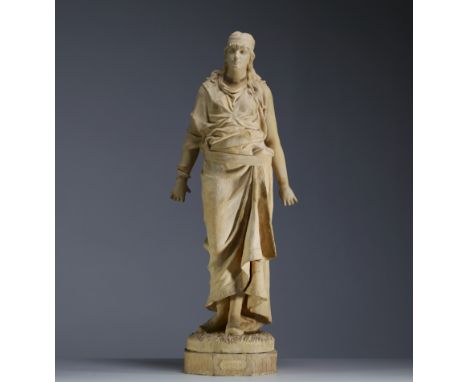 Friedrich GOLDSCHEIDER (1845-1897) â€˜Judithâ€™ Large proof in terracotta, signed on the base. Normal wear - Weight: 10.73 kg