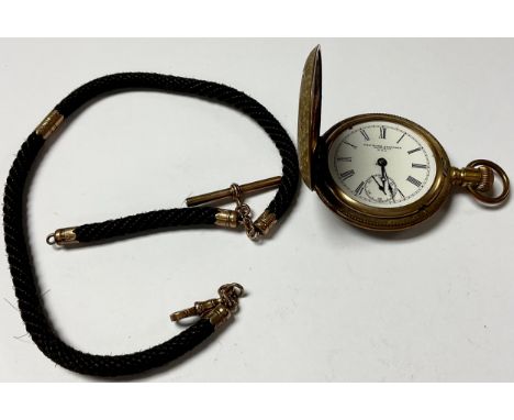 Braided Leather Pocket Watch Chain