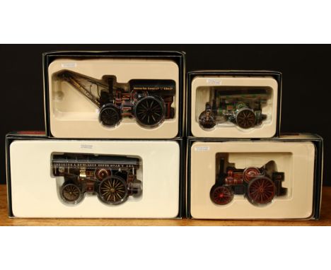 Corgi 1:50 scale Vintage Glory of Steam models, comprising 80101 John Fowler &amp; Co (Leeds) Ltd. Fowler B6 Showmans locomot