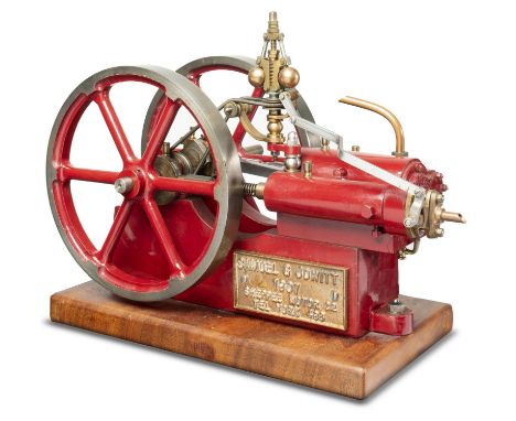 Model traction engine/CollectiblesA Samuel G Jowett Major poppit valve engine based on a Chelston “No 28” , with twin 7 inch 