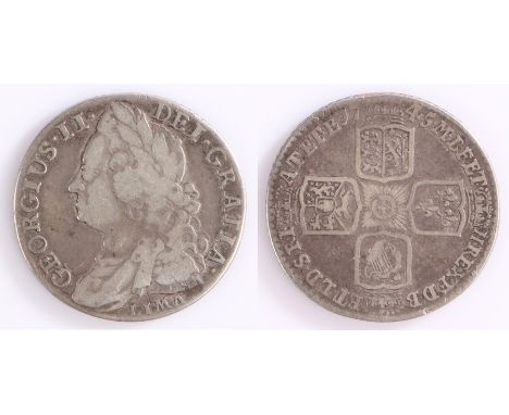 George II Shilling, 1745, Lima