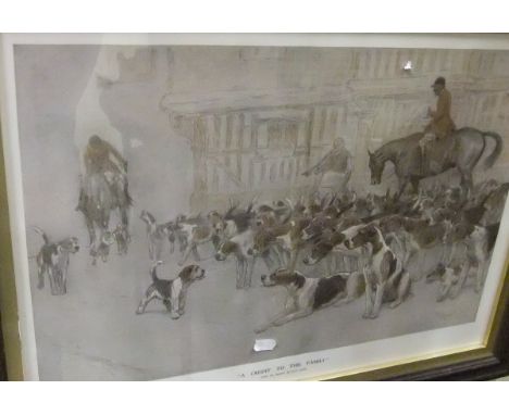 AFTER CECIL ALDIN "A credit to the family", colour print (ARR)