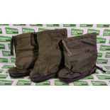13x Unpaired cold weather over boots