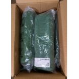 7x Micro-fleece towels with stuff sack - Olive - mixed sizes
