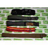148x British Forces belts - various types and sizes