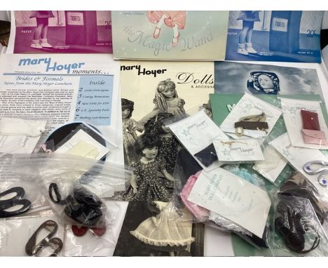 Mary Hoyer Vintage books patterns and clothing dolls clothes including outfits skating set with skates and rose leotard , Pat