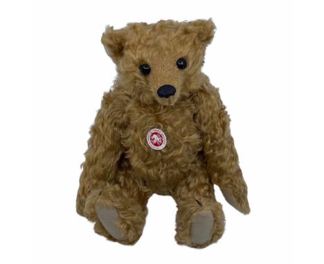   Steiff Bear vintage teddy bear 404115 28 Pb 1904 replica. True to the original, he has glass boot button eyes, golden honey