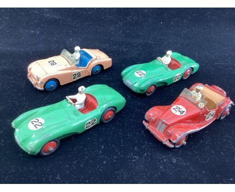 Vintage Dinky Die cast toy Racing Cars x 4to include Aston Martin Cars. ( a selection of 4 (-Please see photos)
