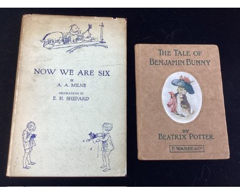 Vintage Antiquarian nostalgic children's books ; to include a Now We Are Six by A A Milne &nbsp;methane and Co London 1927 an