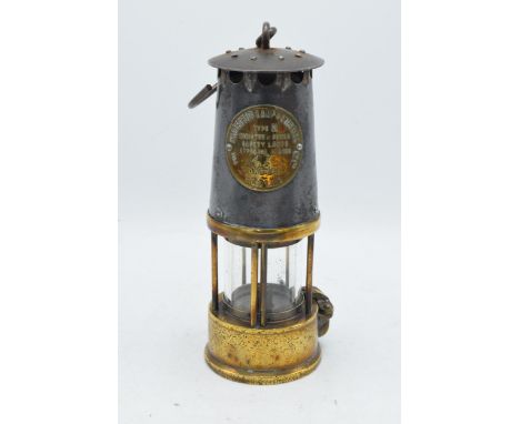 The Protector Lamp &amp; Lighting Co. Ltd Eccles Type SL safety miners lamp. In good condition with no obvious damage or rest